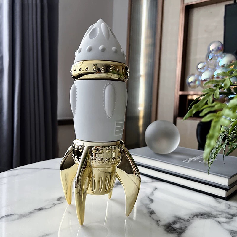 Art And Craft Rocket - Space Rocket Ornaments,Creative Artwork Decor,Rocket Model