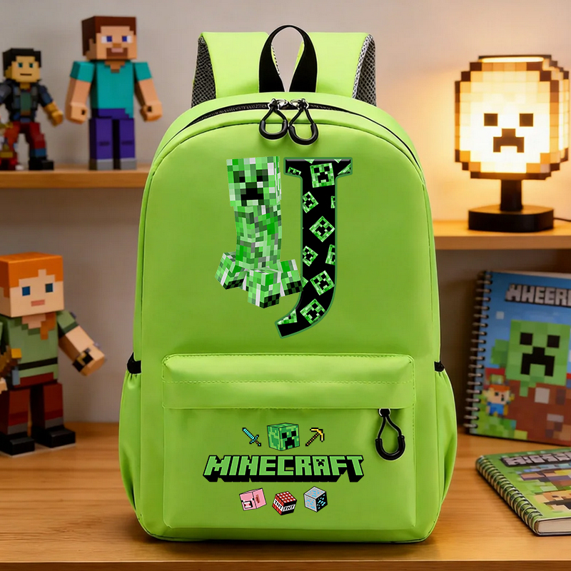 Art Craft Market - Miner Crafting Pixel Primary School Bag