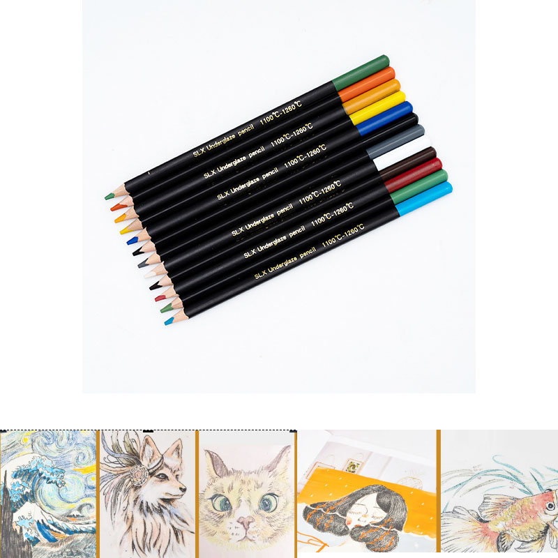 Colored Pencil Professional - Ceramic Professional Hand-painted Oil Colored Pencil