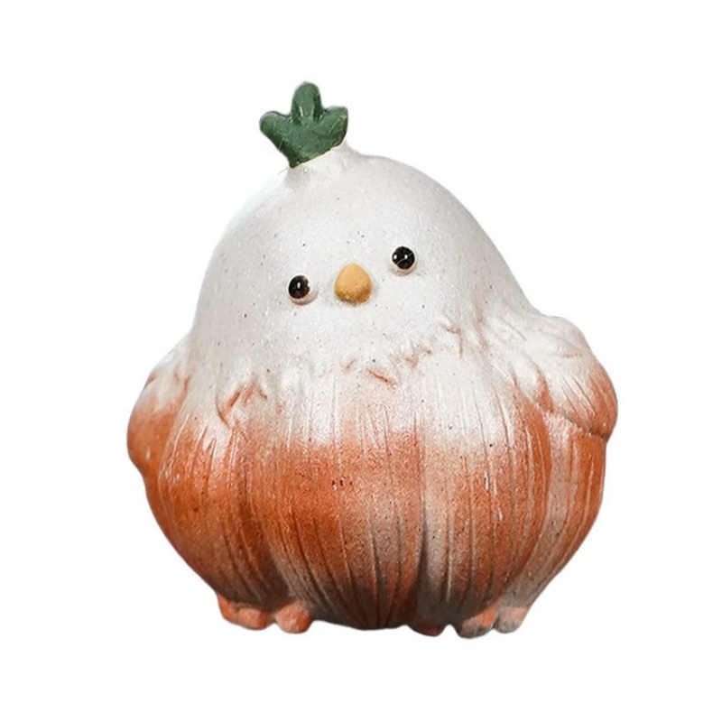 Art Craft Christmas Ideas - Garlic Bird Tea Pet Ornament Figurines