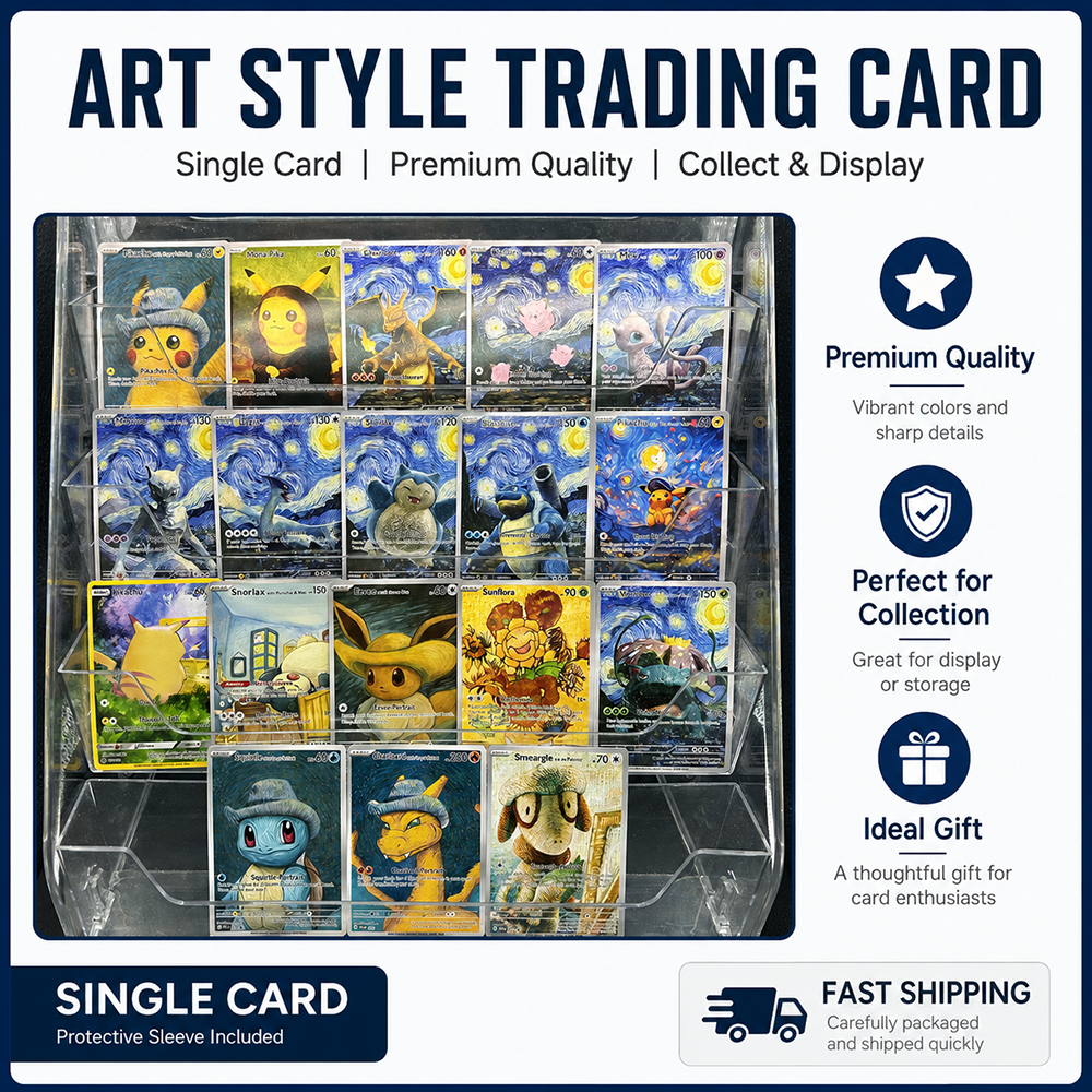 Art Craft Market - Anime Self-Contro Game Collection Card Starry