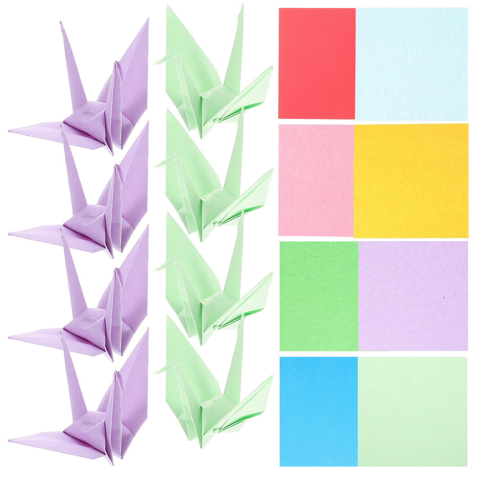 Art Craft School - 100Pcs Bright Colored Construction Paper for