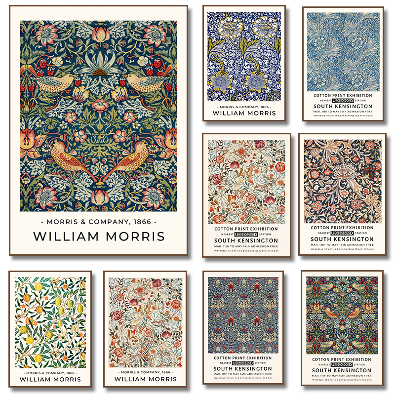 Art Craft William Morris - Classic Vintage Wall Art William Morris