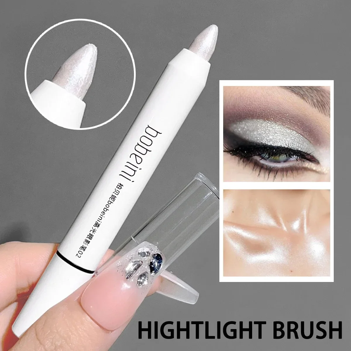 Colored Pencil Professional - Long-Lasting Pearlescent Eye Makeup Highlighter Silkworm