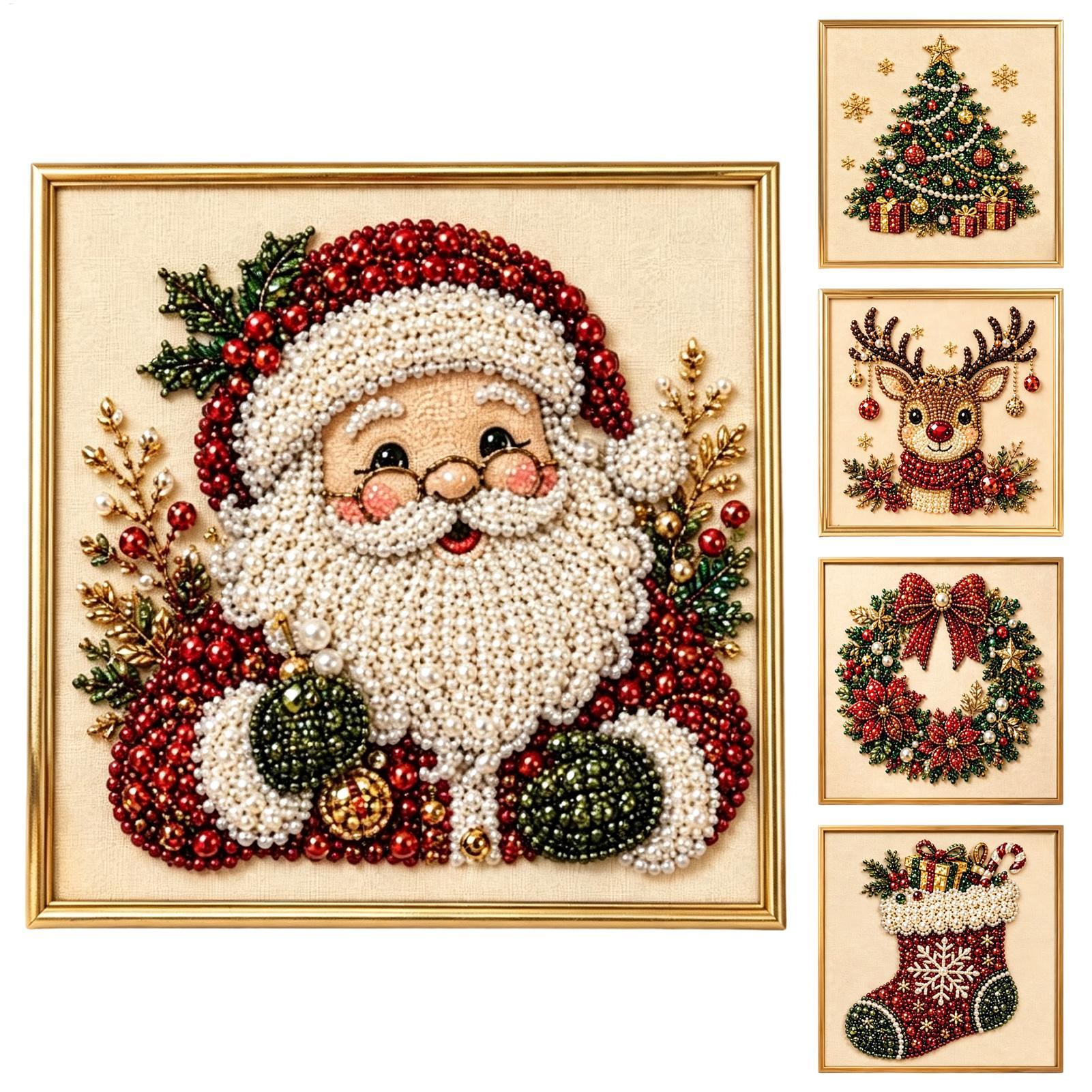 Art And Craft Studio - Pearl Painting Kit Christmas Handmade Decorative