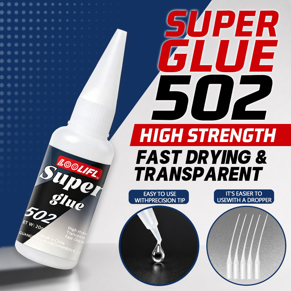 Art Craft Market - Loolifl-502-20Ml Instant Transparent Cyanoacrylate Medium Thick