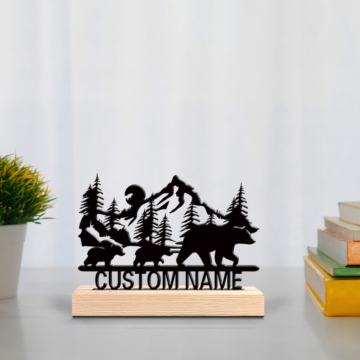 Art And Craft Nature - 1pc Creative nature view Custom Letter