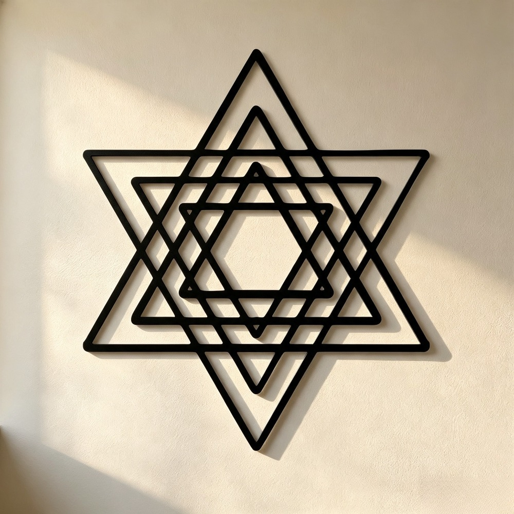 Art & Craft Village Pondicherry - CIFBUY Metal Wall Art Iron Star