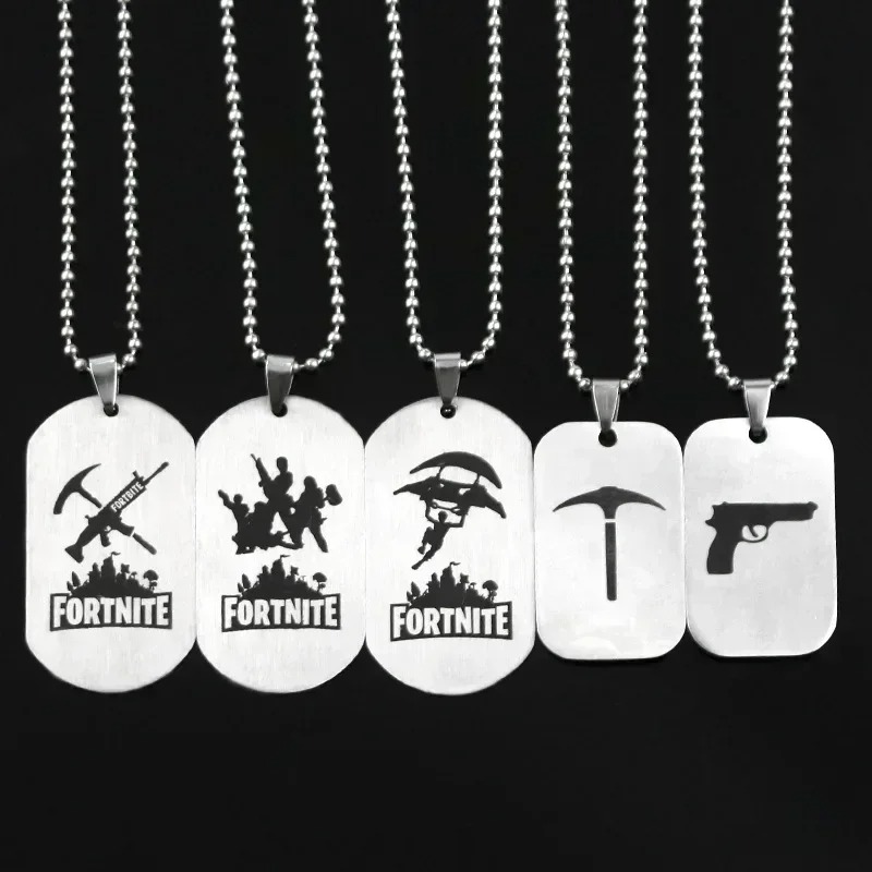 Art Craft Market - Game Fortnite Anime Necklace Stainless Steel