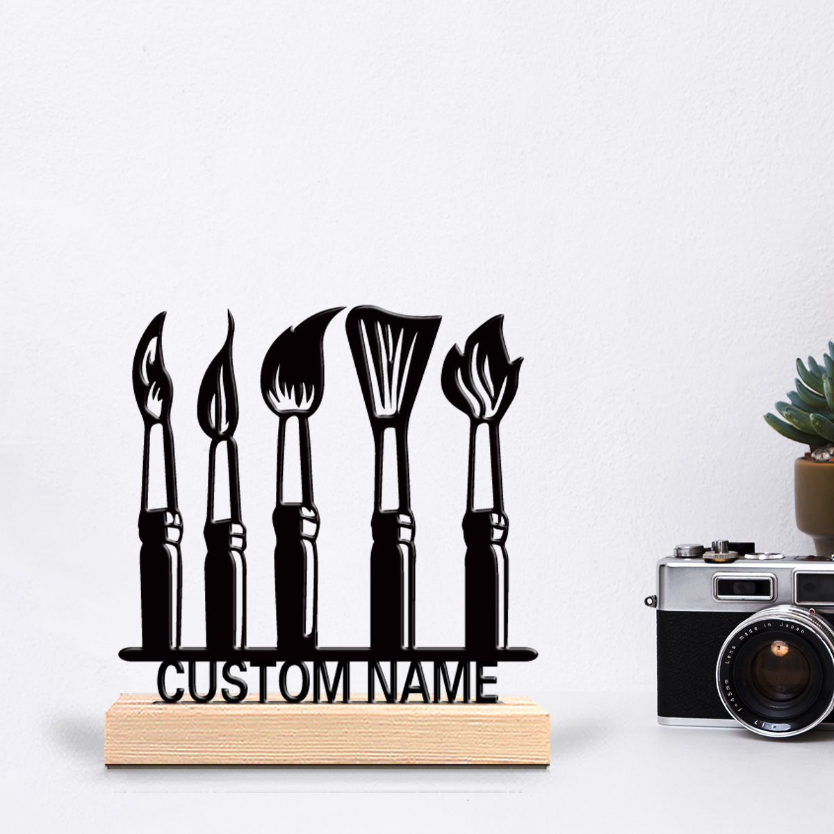 Art Crafting - 1pc table tool Customized Text Metal