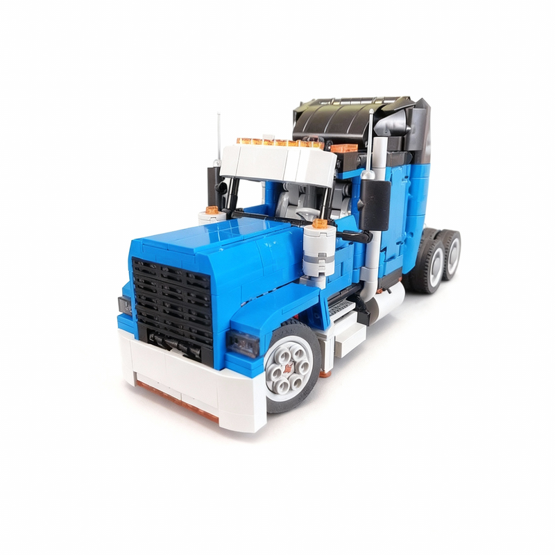 Art Craft Christmas Ideas - 1192pcs MOC Technical Freightliner Classic Model