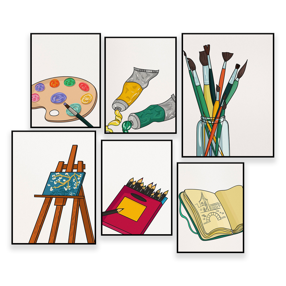 Art Craft Gallery - Art Supplies Gallery Wall - art