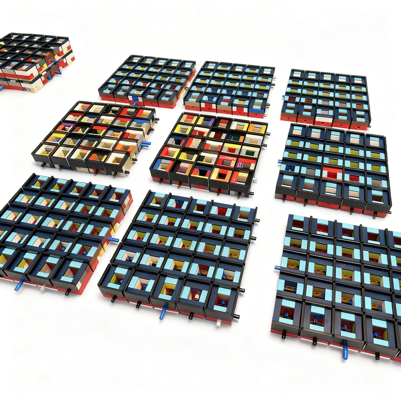 Art Craft Christmas Ideas - 3630pcs MOC Castle Modular Combat Grid