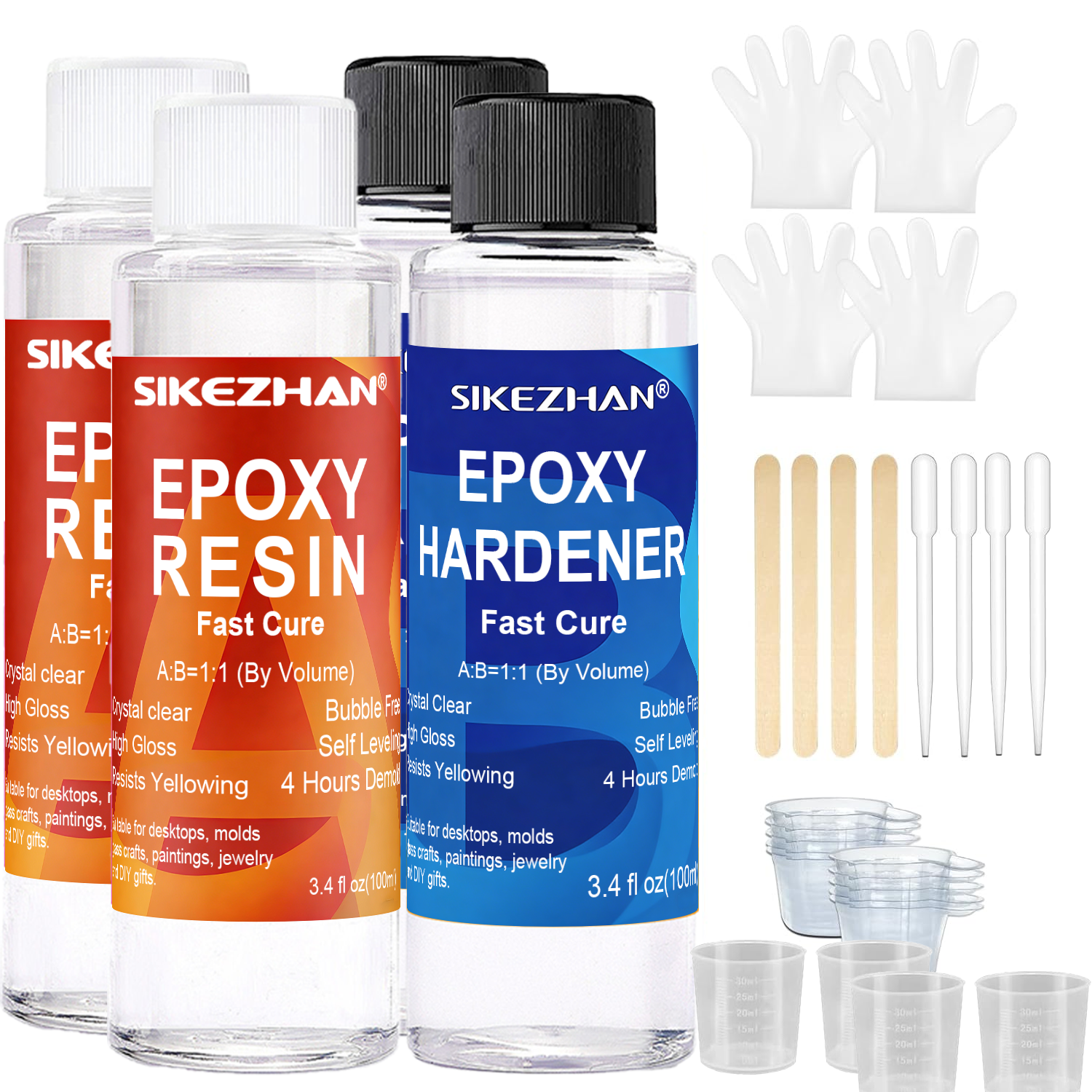 Art Craft Glue - Clear Epoxy Resin AB Glue Hardener