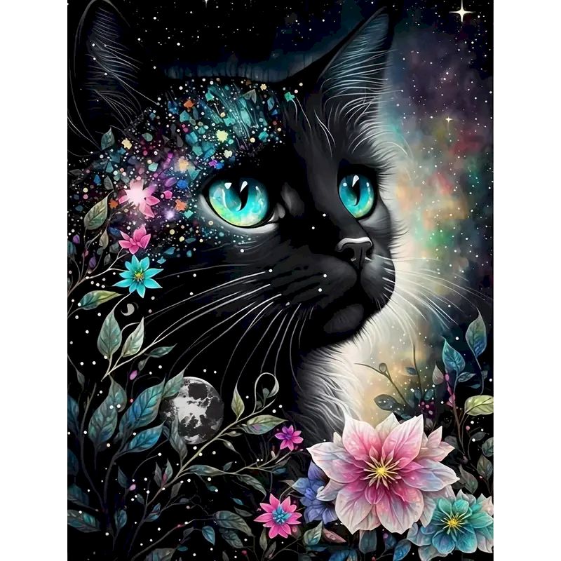 Art Craft For Adults - RUOPOTY DIY 5D Diamond Painting Cat