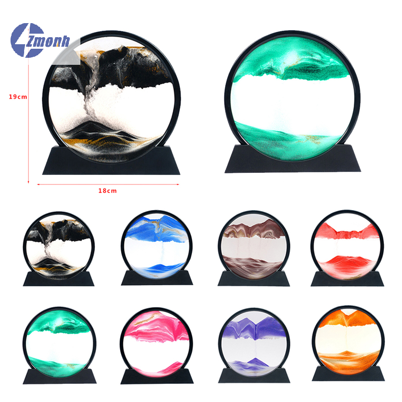 Art Craft Movement - New！1Pcs 3D Hourglass Quicksand Moving Sand