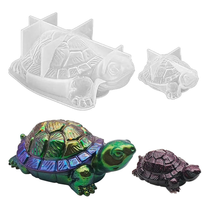 Art And Craft Nature - 3D Tortoise Resin Molds Thick Silicone