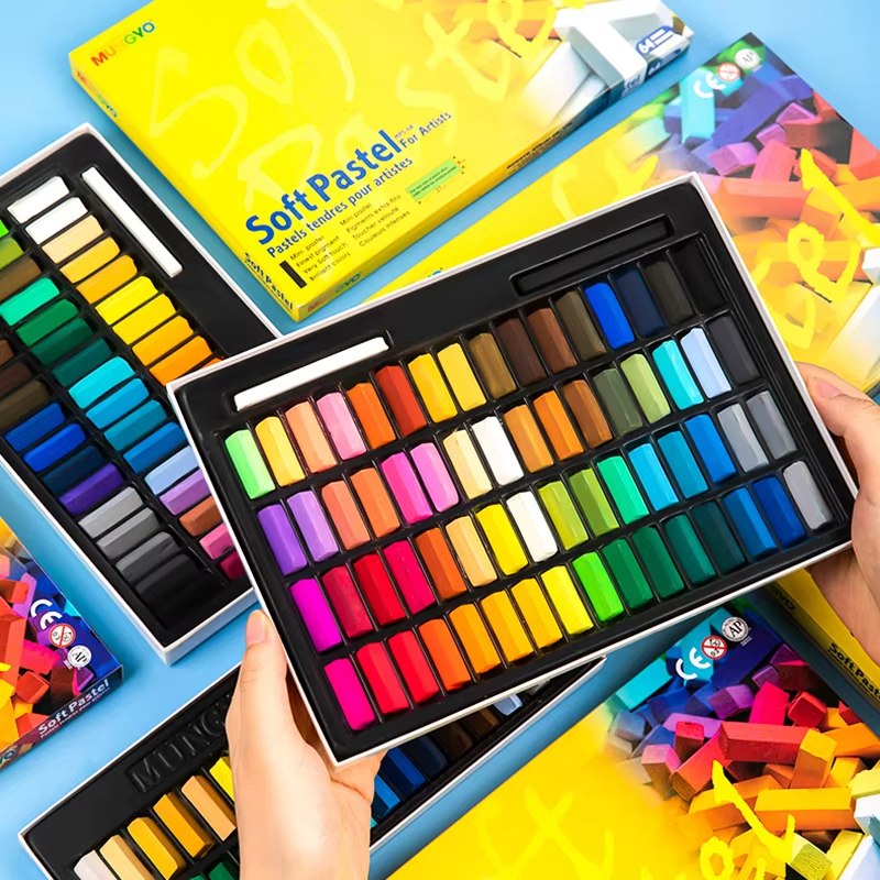 Chalk Pastel Set - 24/32/48/64 Colors Soft Pastel for Artists