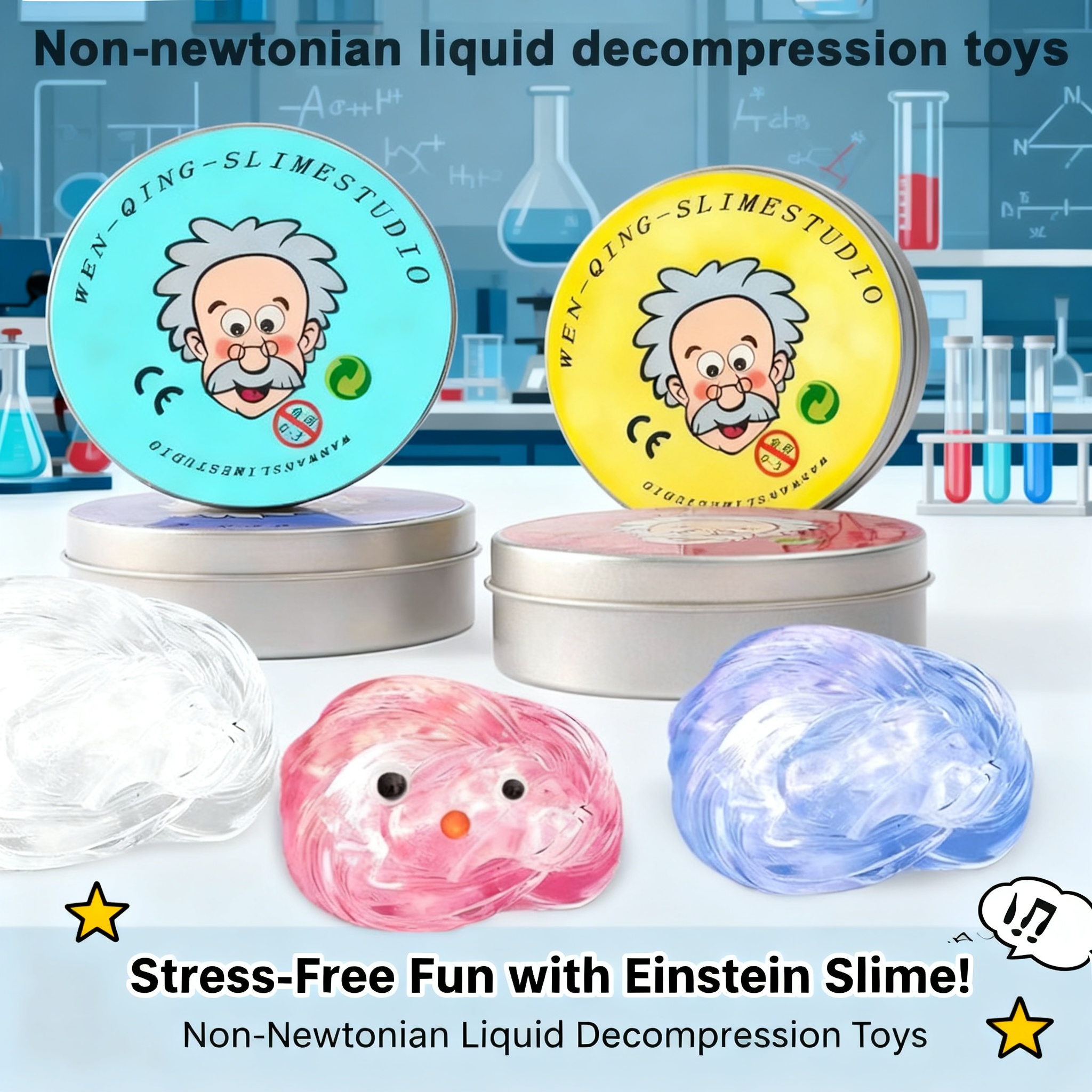 Art Craft Market - Creative Colorful Non-Newtonian Liquid Decompression Toys