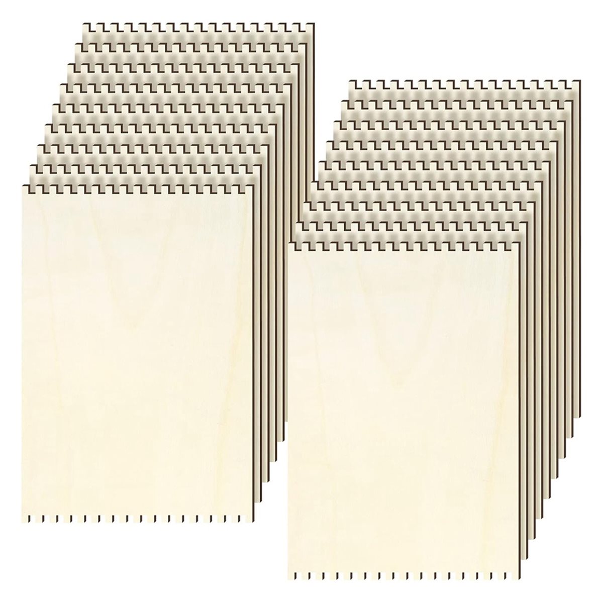 18 Pcs Beginners Wooden Notche - Art Craft For Adults ulasan dan harga