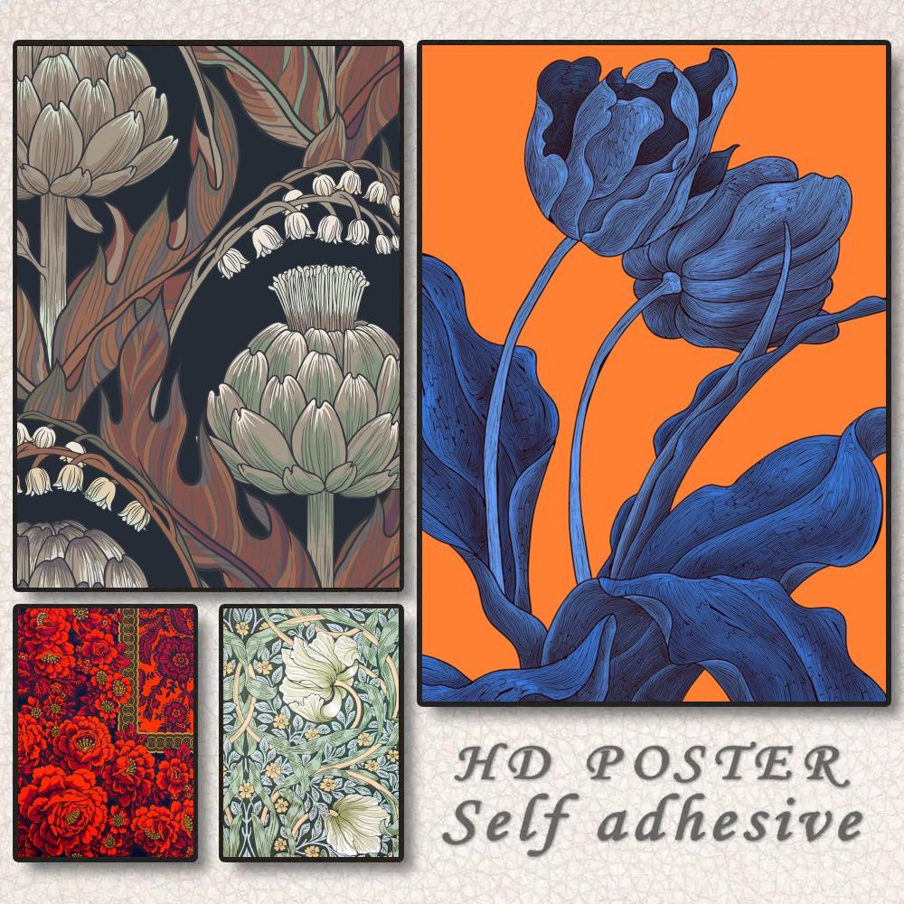 Poster Perfect Sticker Self Ad - Art Craft William Morris ulasan dan harga