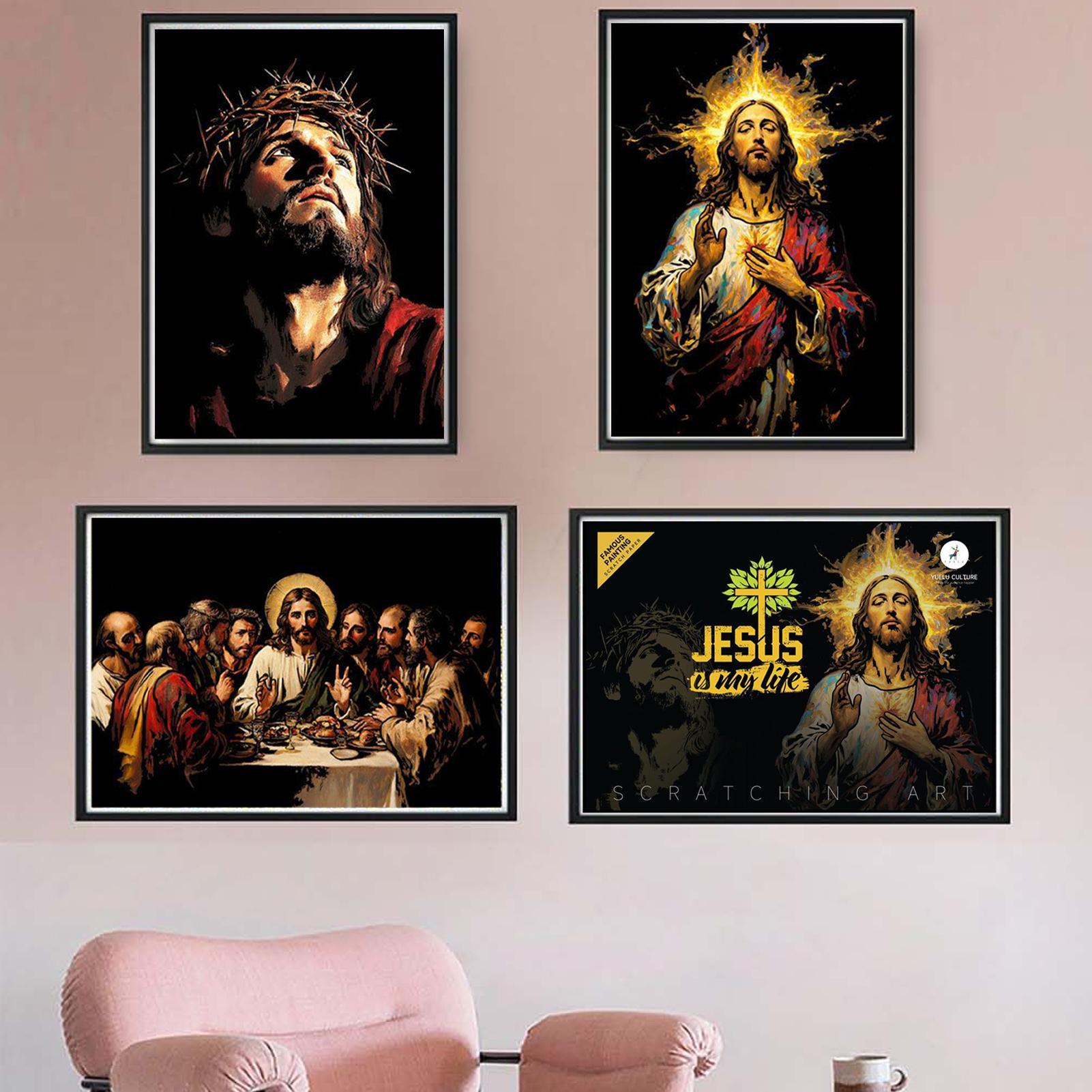 Scratch Book Jesus Scratch Pai - Art Craft 3 Year Old ulasan dan harga