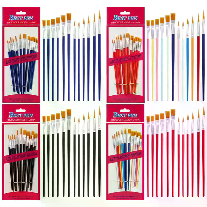 12 Pcs Painting Brushes Set Ar - Watercolor Brush Pen ulasan dan harga