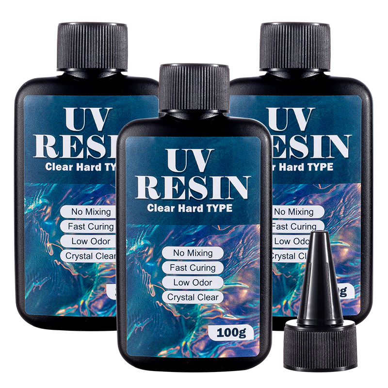 100/200/300g UV Resin Hard Typ - Art Craft Glue ulasan dan harga