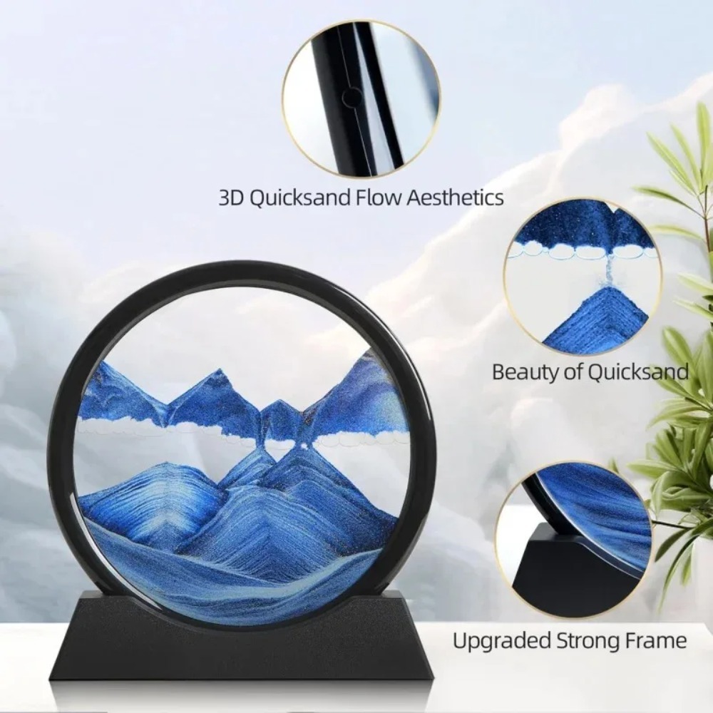 2026 3D Hourglass Quicksand Mo - Art Craft Movement ulasan dan harga