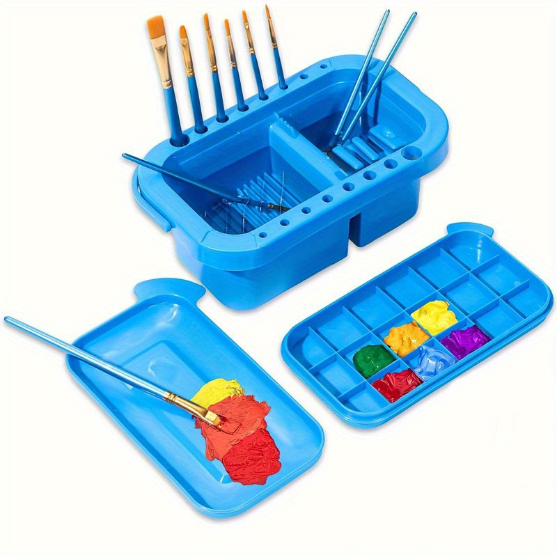 3-in-1 Paint Brush Cleaner Bas - Watercolor Brush Pen ulasan dan harga