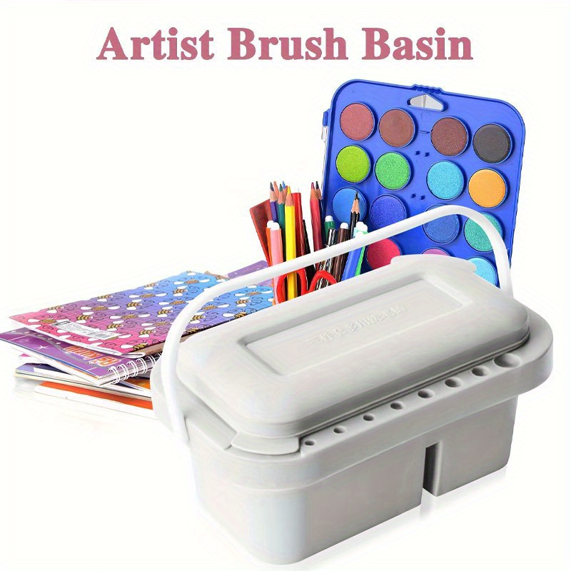 3-in-1 Paint Brush Cleaner Bas - Watercolor Brush Pen ulasan dan harga
