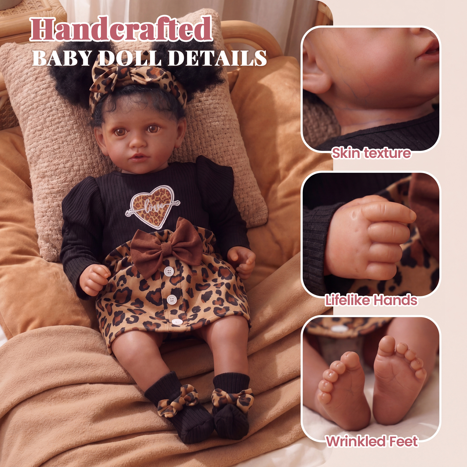 BABESIDE 20 Inch Reborn Baby D - Art Craft 3 Year Old ulasan dan harga