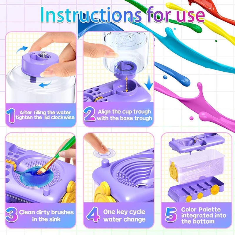 Automatic Water Changing Brush - Watercolor Brush Pen ulasan dan harga