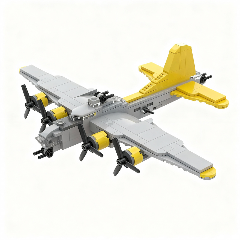 221pcs MOC B-17 Flying Fortres - Art Craft Christmas Ideas ulasan dan harga