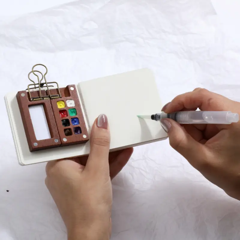 Portable Watercolor Set Travel - Watercolor Brush Pen ulasan dan harga