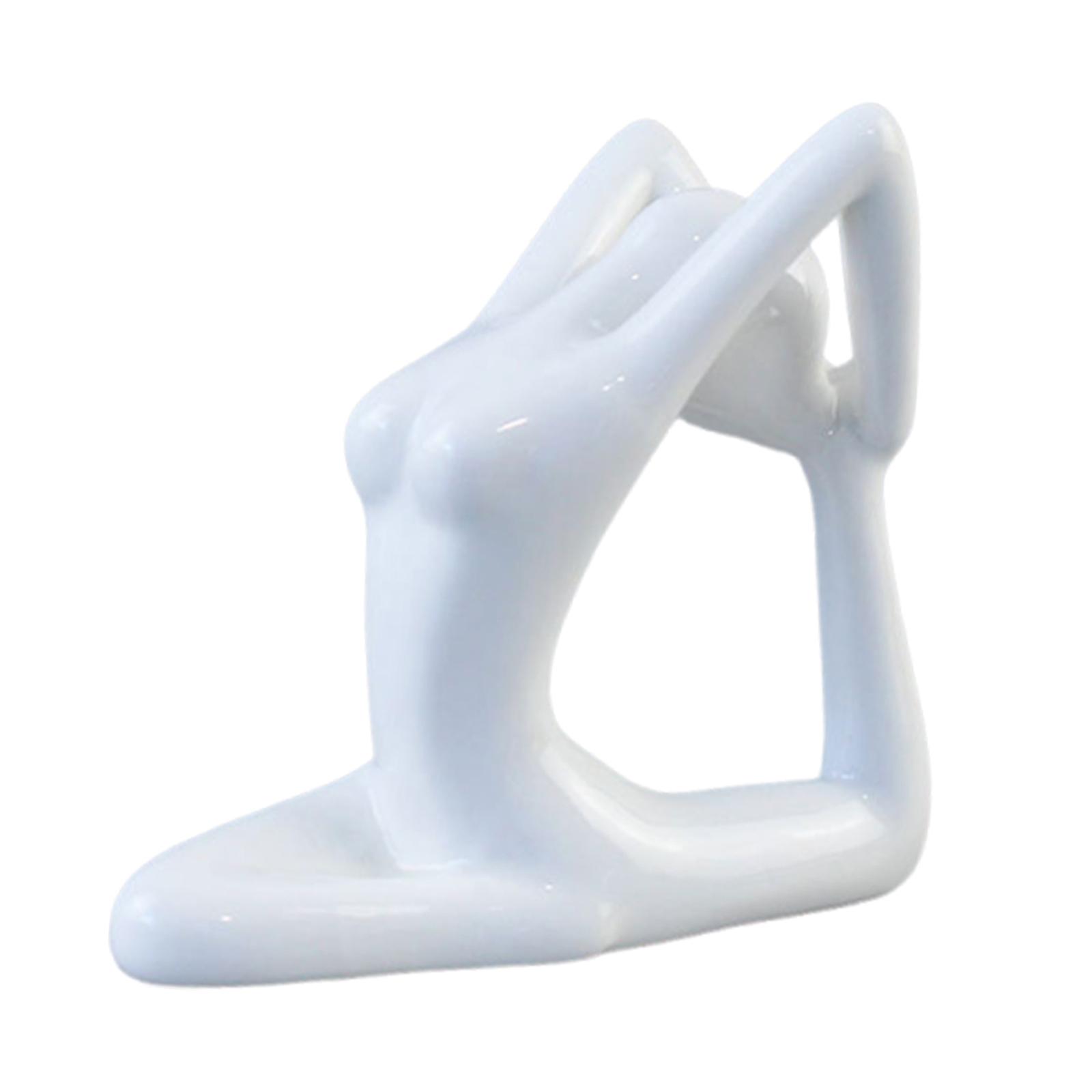 Ceramic Yoga Statue Ornament D - Art And Craft Studio ulasan dan harga