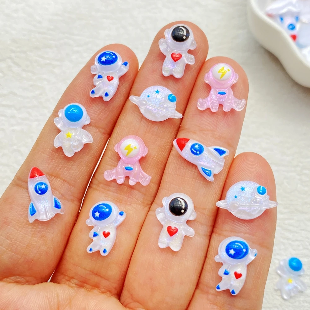 50Pcs Resin Cartoon Mini Shini - Art And Craft Rocket ulasan dan harga