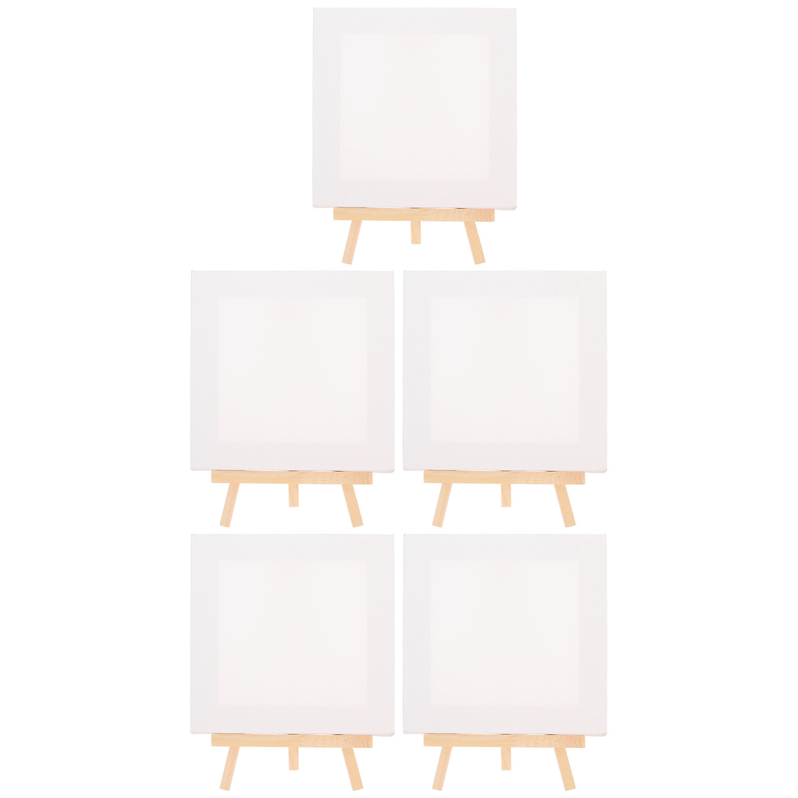 5Sets Mini Canvas and Easel Se - Art Craft Gallery ulasan dan harga