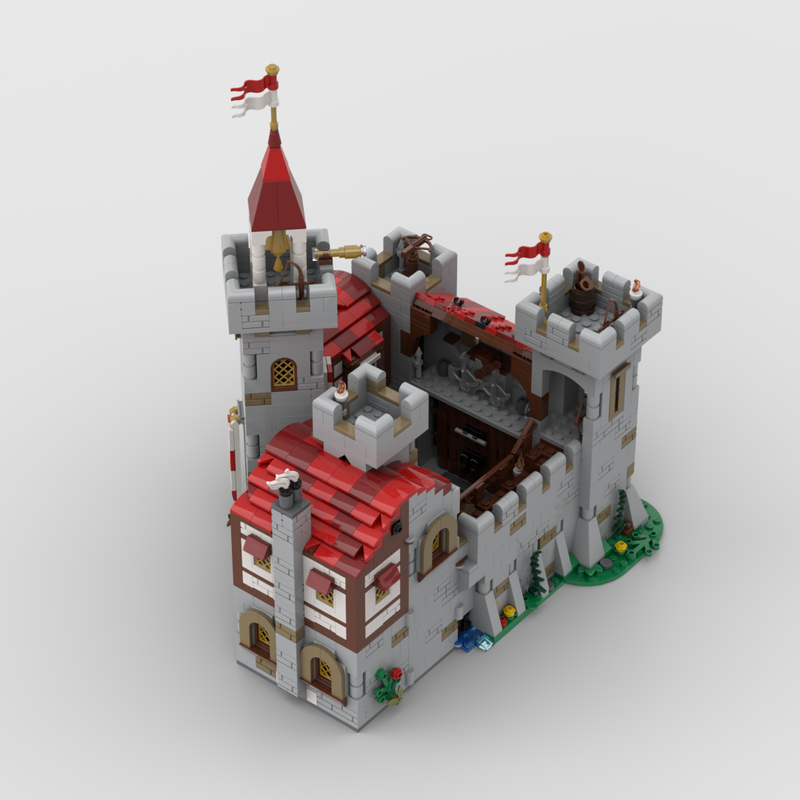 2580pcs MOC River Castle Royal - Art Craft Christmas Ideas ulasan dan harga