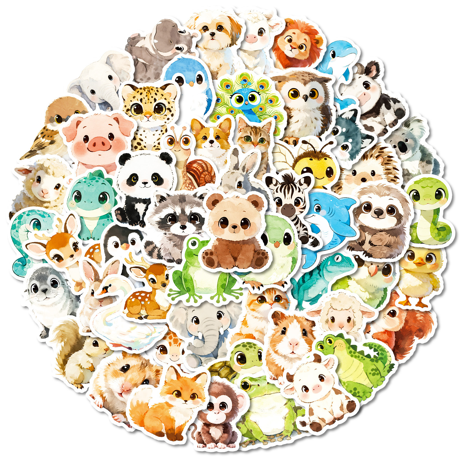 56Pcs Cute Animal Cartoon Graf - Art Craft 3 Year Old ulasan dan harga