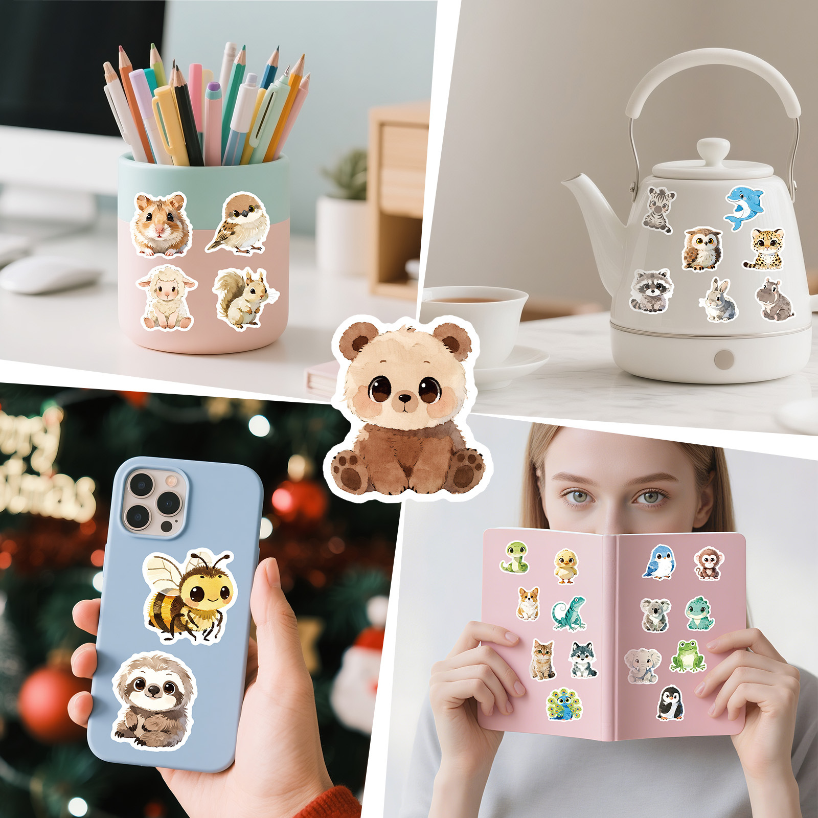 56Pcs Cute Animal Cartoon Graf - Art Craft 3 Year Old ulasan dan harga