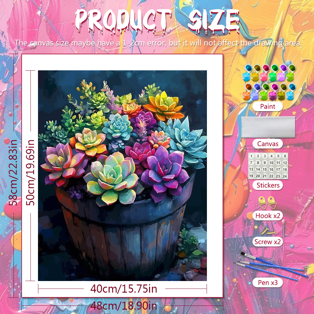 Huacan DIY Drawing By Numbers  - Art Craft Number ulasan dan harga