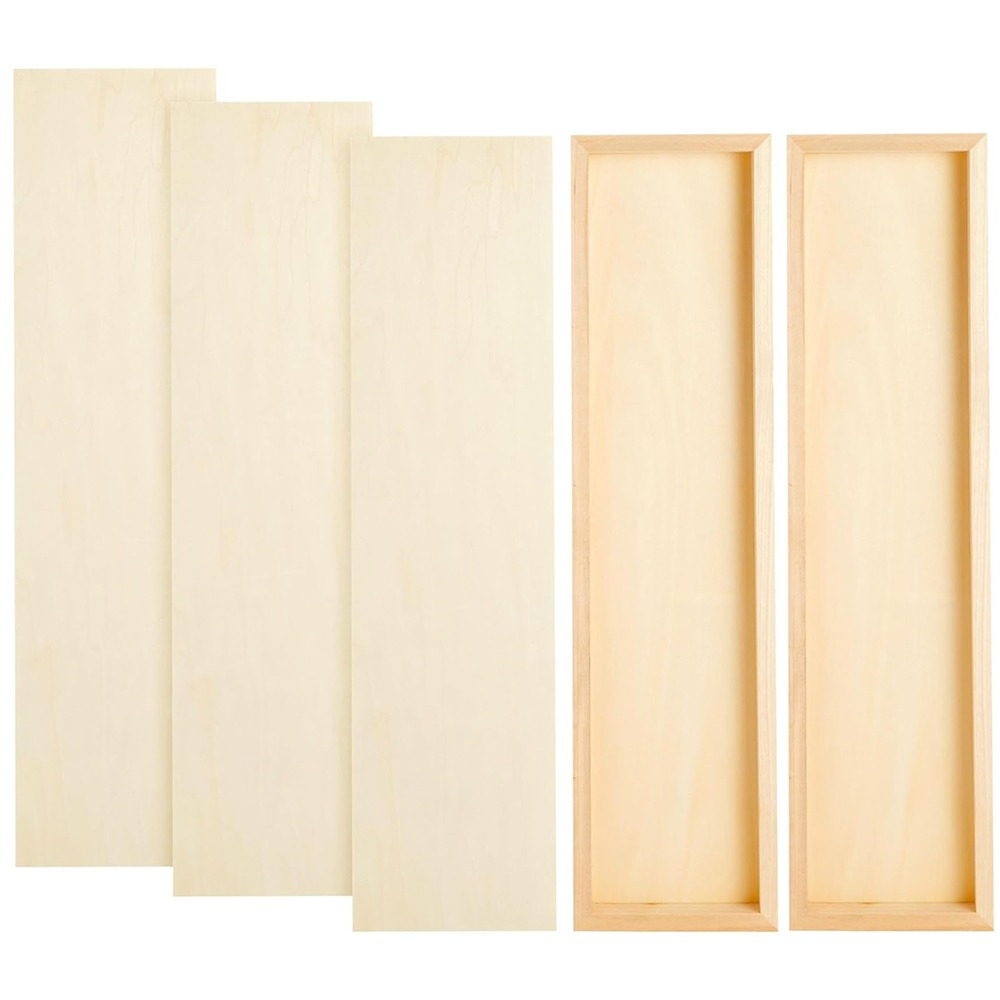 1/3pcs 50*20*2cm Unfinished Wo - Art Craft Gallery ulasan dan harga