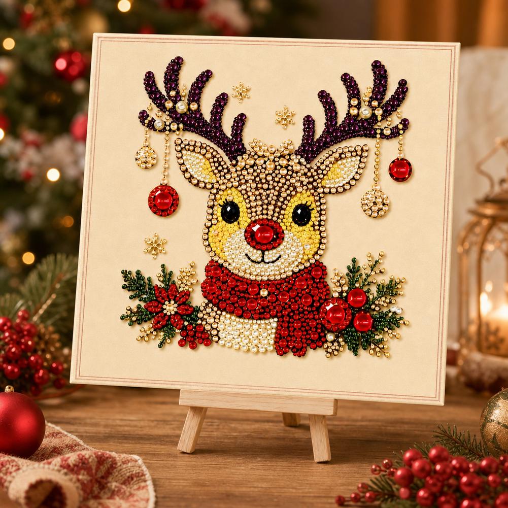 Christmas Santa DIY Pearl Bead - Art Craft For Adults ulasan dan harga