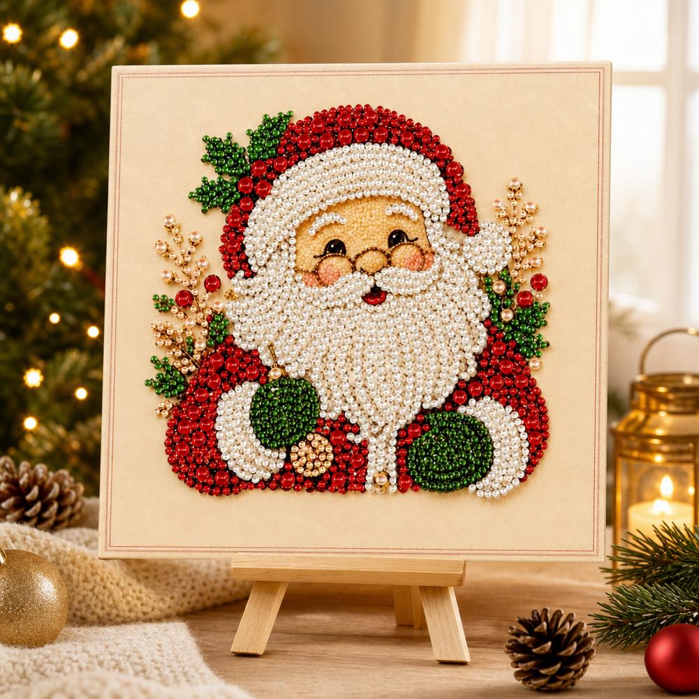 Christmas Santa DIY Pearl Bead - Art Craft For Adults ulasan dan harga