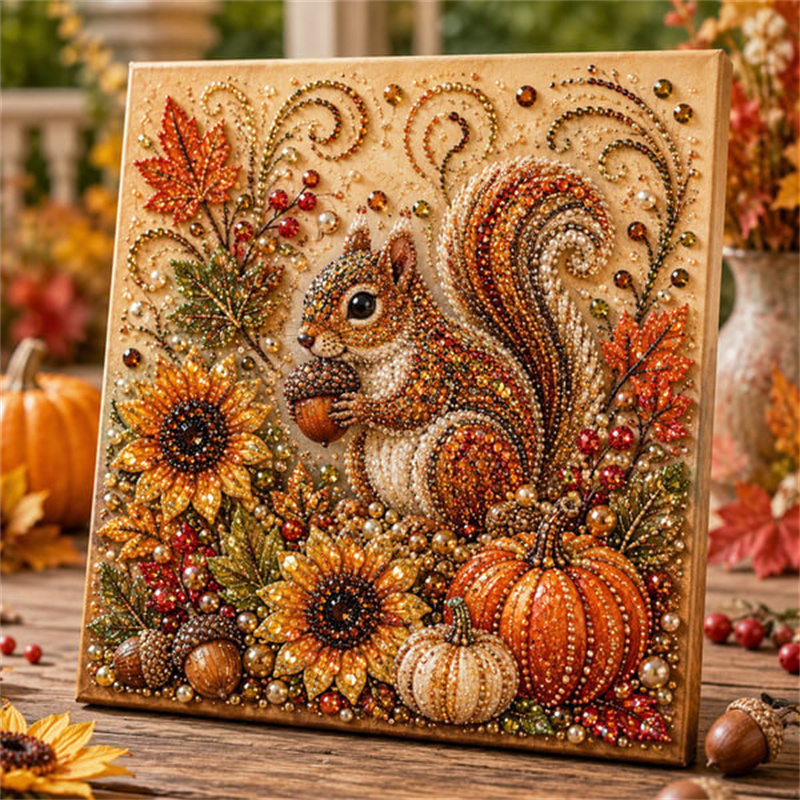 Autumn Diamond Pearl Painting  - Art Craft For Adults ulasan dan harga