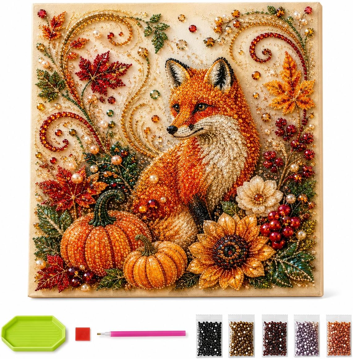 Autumn Diamond Pearl Painting  - Art Craft For Adults ulasan dan harga
