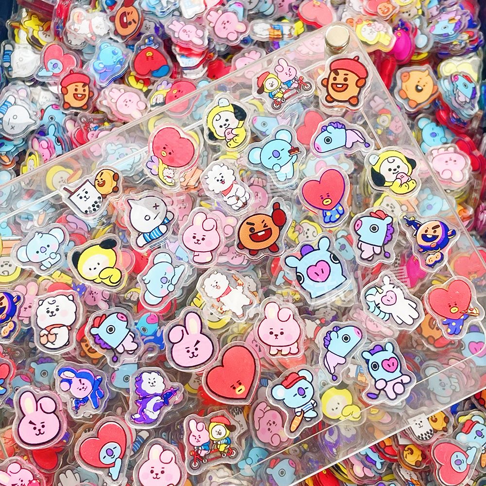 BT21 acrylic sheet DIY phone c - Art Craft Market ulasan dan harga