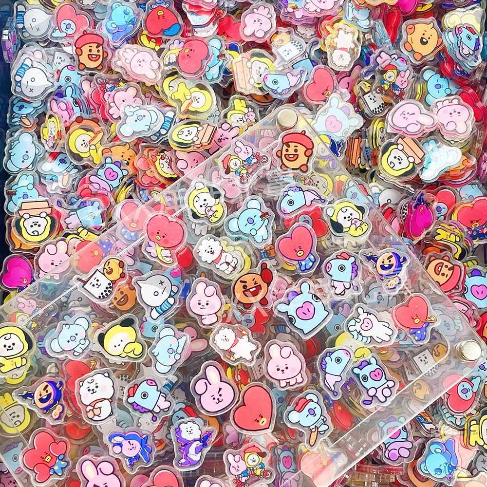 BT21 acrylic sheet DIY phone c - Art Craft Market ulasan dan harga