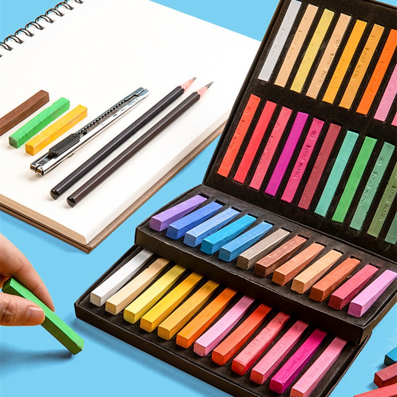 Artist Chalk Stick Set 12/24/3 - Chalk Pastel Set ulasan dan harga